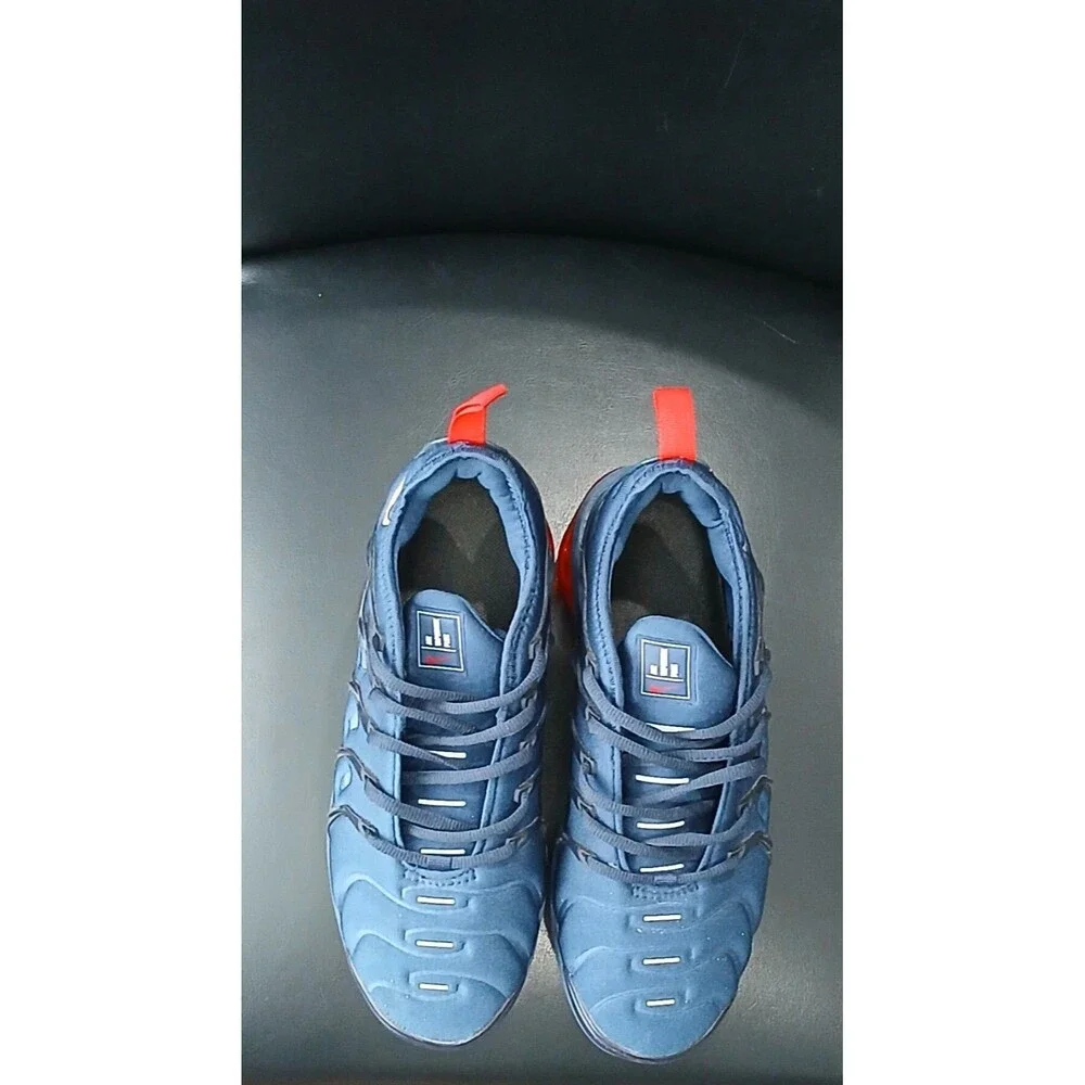 Nike Air VaporMax Plus Olympic Midnight Navy/Gold/Red. Men Size 7